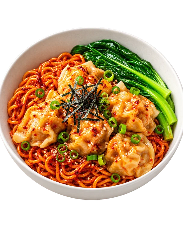 Korean Chicken Wanton Mee at MUU TEA CAFE