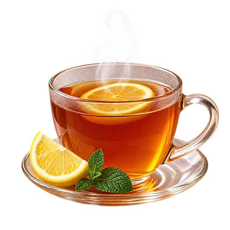 Hot Lemon Tea at MUU TEA CAFE