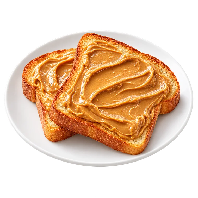Peanut Butter Toast at MUU TEA CAFE